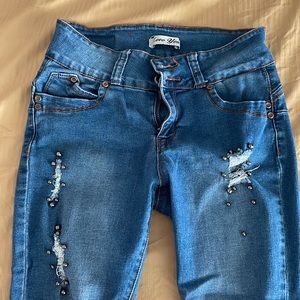 Love You skinny jeans